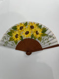 Abanico flores|23cm| Modelo 52