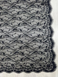 Mantilla española de encaje mediana – 1 x 2,20 m | Modelo 9