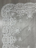 Mantilla española de encaje grande-Marfil– 1,30 x 2,50 m | Modelo 16