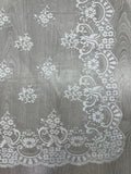 Mantilla española de encaje grande-Marfil– 1,20 x 2,40 m | Modelo 15