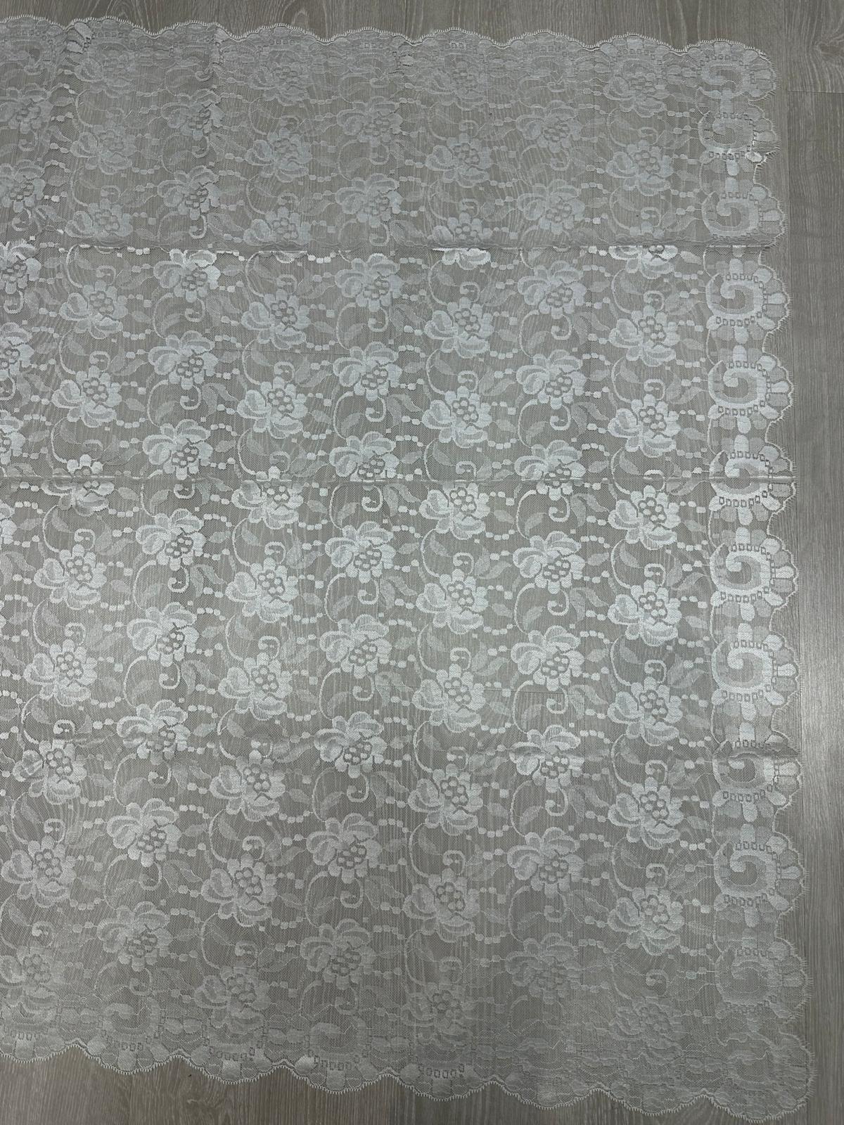 Mantilla española de encaje mediana-Marfil – 1 x 2,20 m | Modelo 16