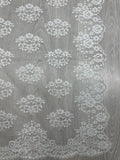 Mantilla española de encaje mediana-Crema – 1 x 2,20 m | Modelo 18