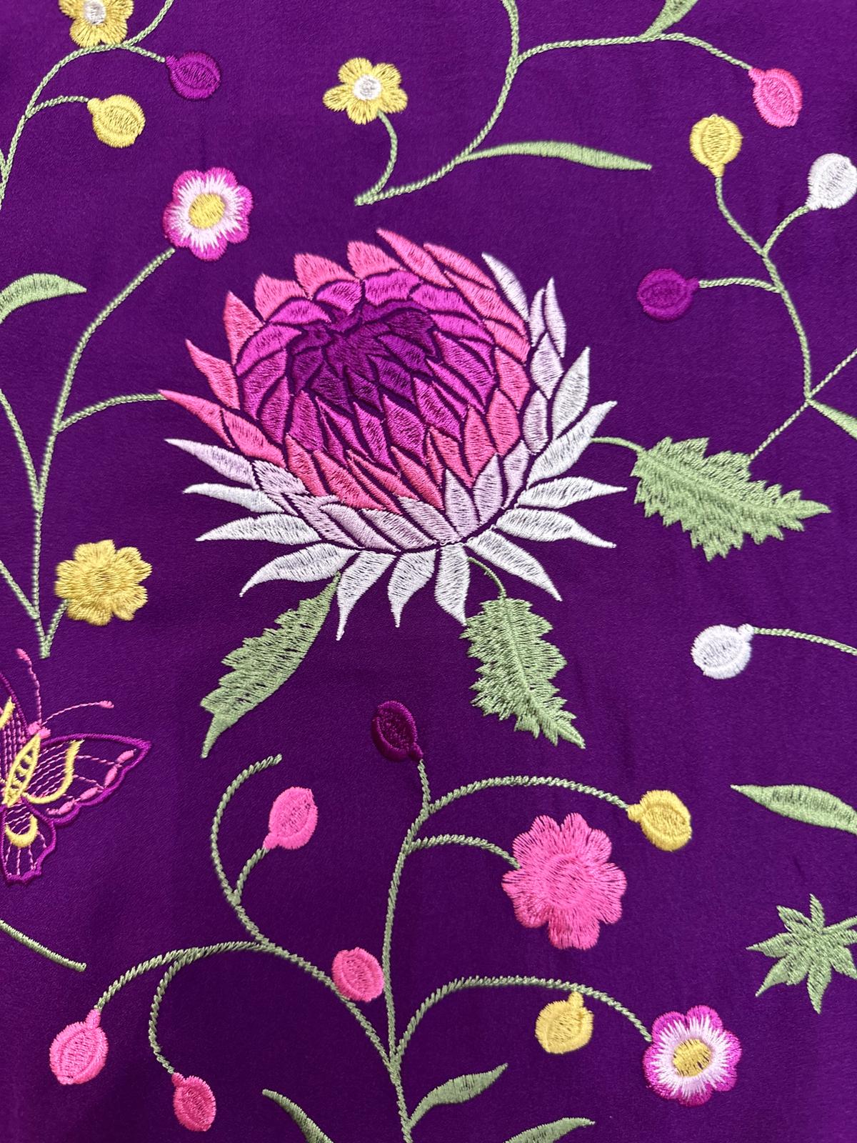 Pico fleco a máquina -Morado- 1,45x 55 |Modelo 2