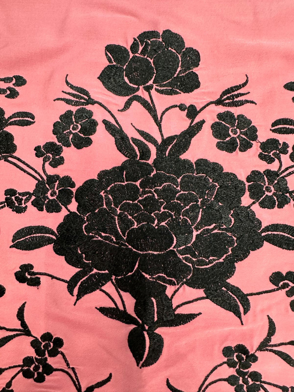 Pico crepé fleco a mano-Rosa palo-1,45x 50 |Modelo 25