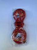 Castañuelas grandes cromo rojas|Modelo 8