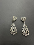 Pendientes rodio plateado|Modelo 2