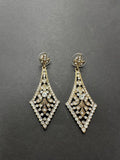 Pendientes rodio dorado|Modelo 5