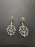 Pendientes rodio plateado|Modelo 6