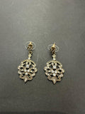 Pendientes rodio dorado|Modelo 6