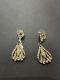 Pendientes rodio dorado|Modelo 7