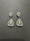 Pendientes rodio plateado|Modelo 7
