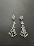 Pendientes rodio plateado|Modelo 9