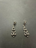 Pendientes rodio plateado|Modelo 12
