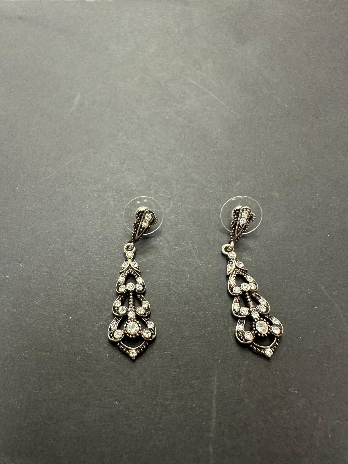 Pendientes rodio plateado|Modelo 12