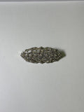 Broche rodio plateado. Modelo 3