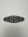 Broche metal plateado.Modelo 9