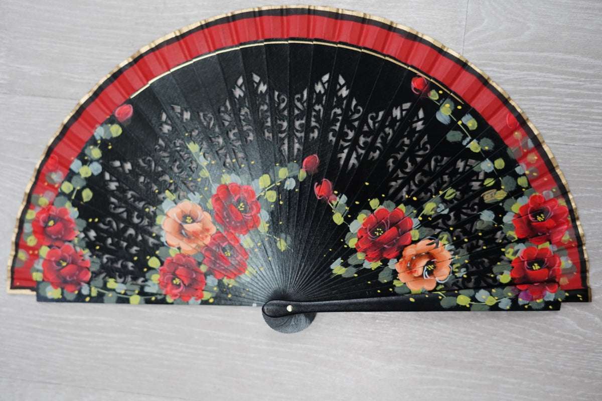 Abanico flores |20cm| Modelo 3
