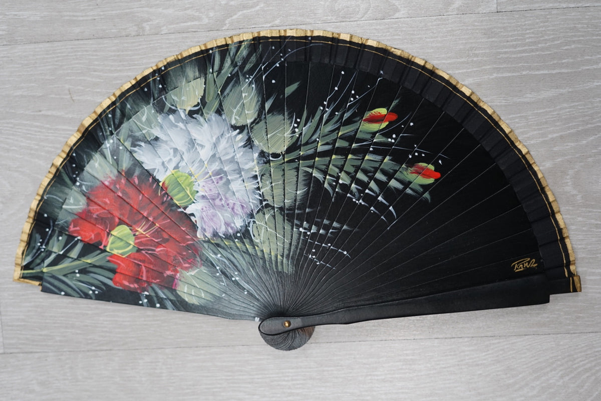 Abanico flores|19cm| Modelo 8
