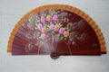 Abanico flores|19cm| Modelo 11