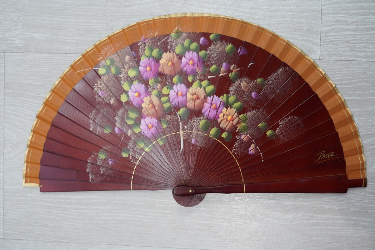Abanico flores|19cm| Modelo 11