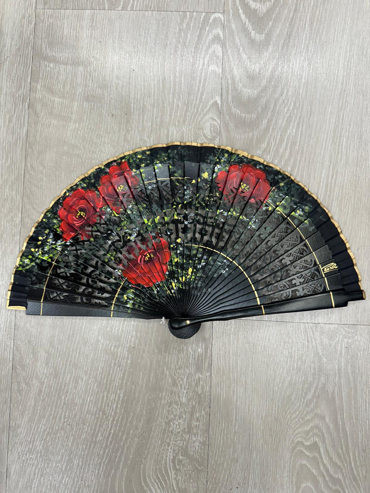Abanico flores|19cm| Modelo 29