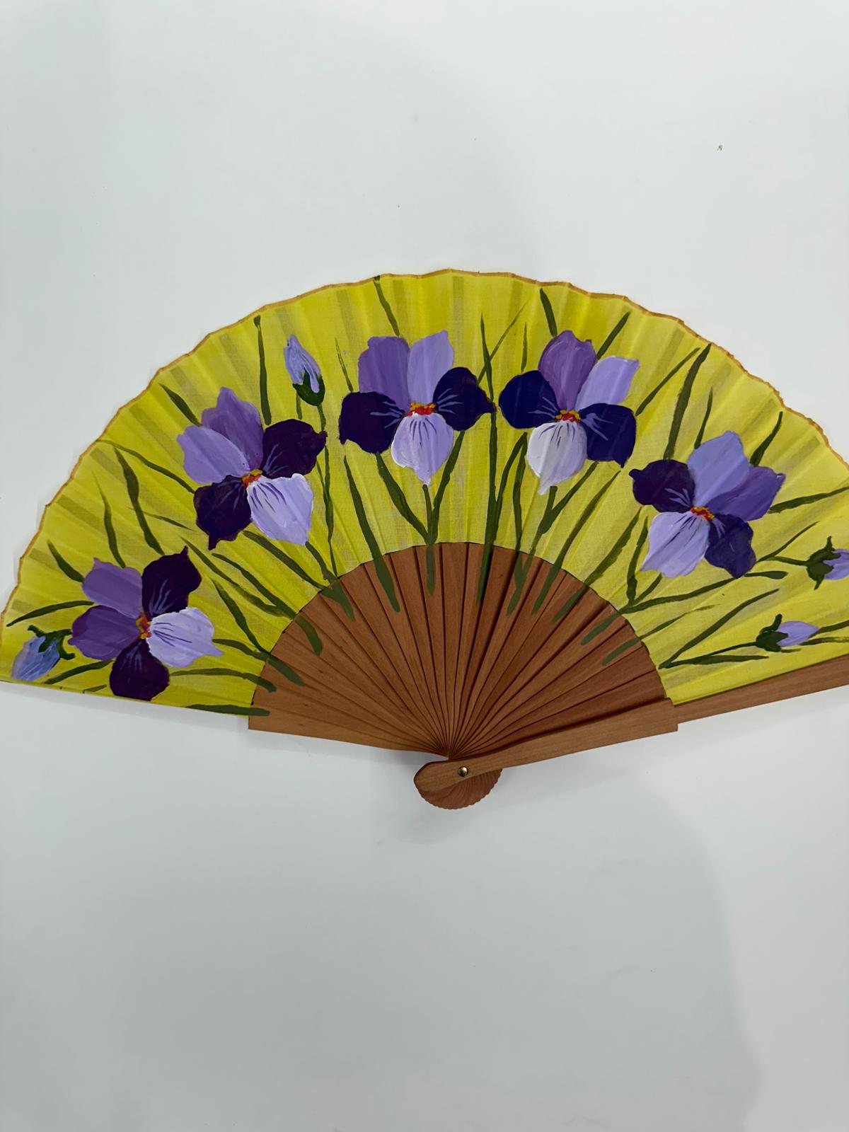 Abanico flores|23cm| Modelo 48