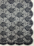 Mantilla española de encaje mediana – 1 x 2,20 m | Modelo 8