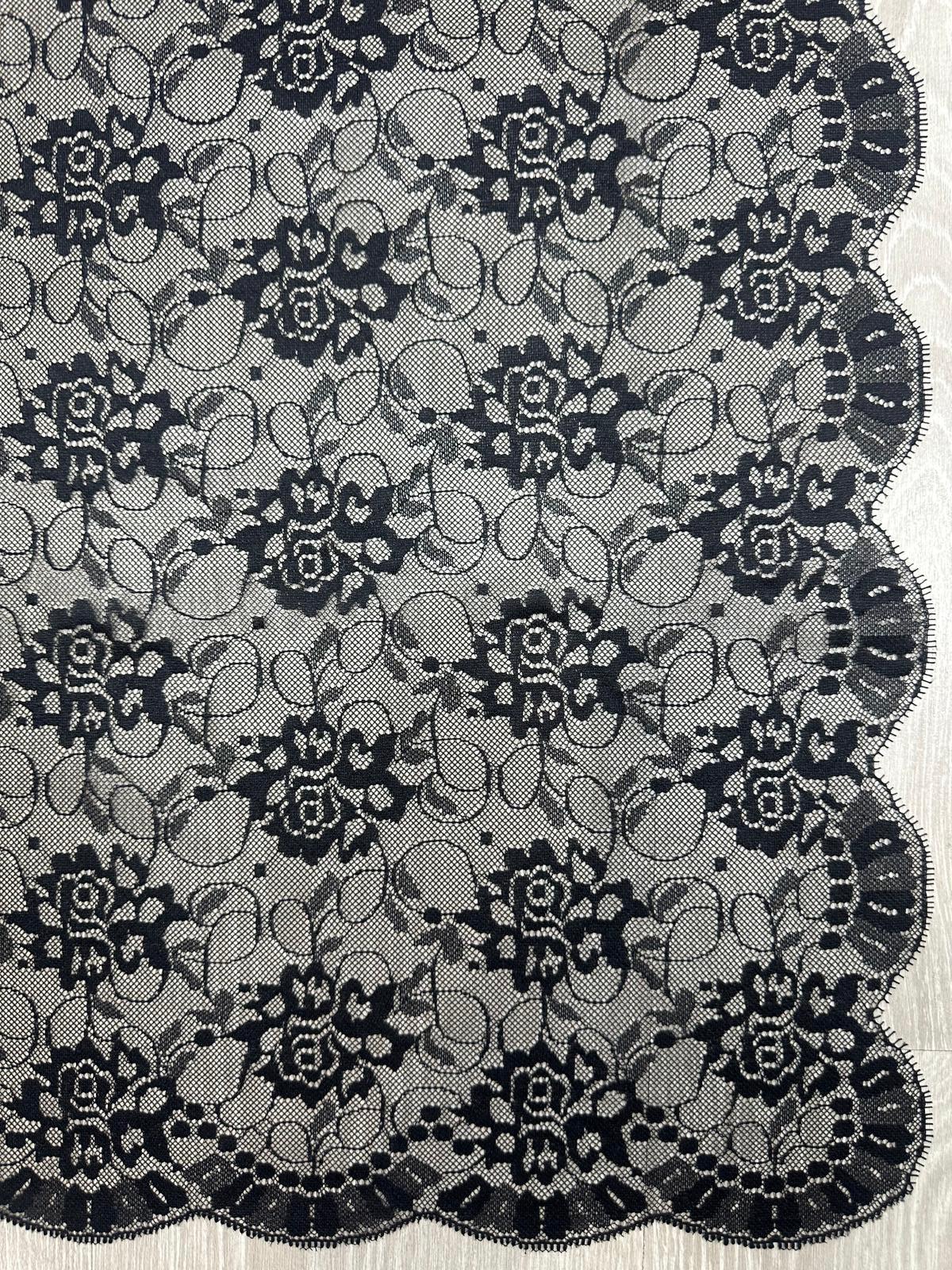 Mantilla española de encaje mediana – 1 x 2,20 m | Modelo 8