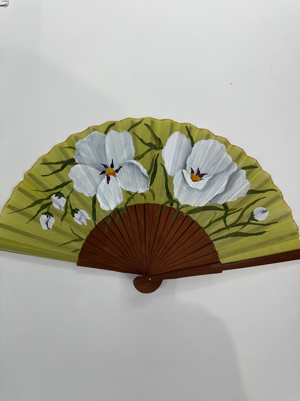 Abanico flores|23cm| Modelo 51