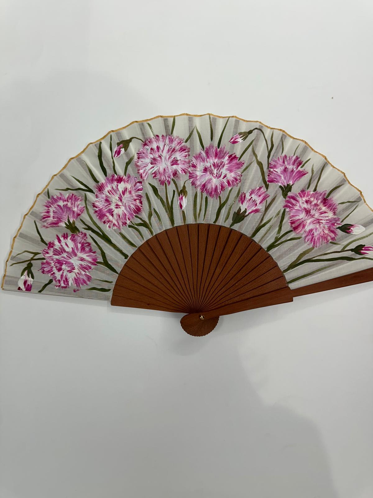 Abanico flores|23cm| Modelo 53